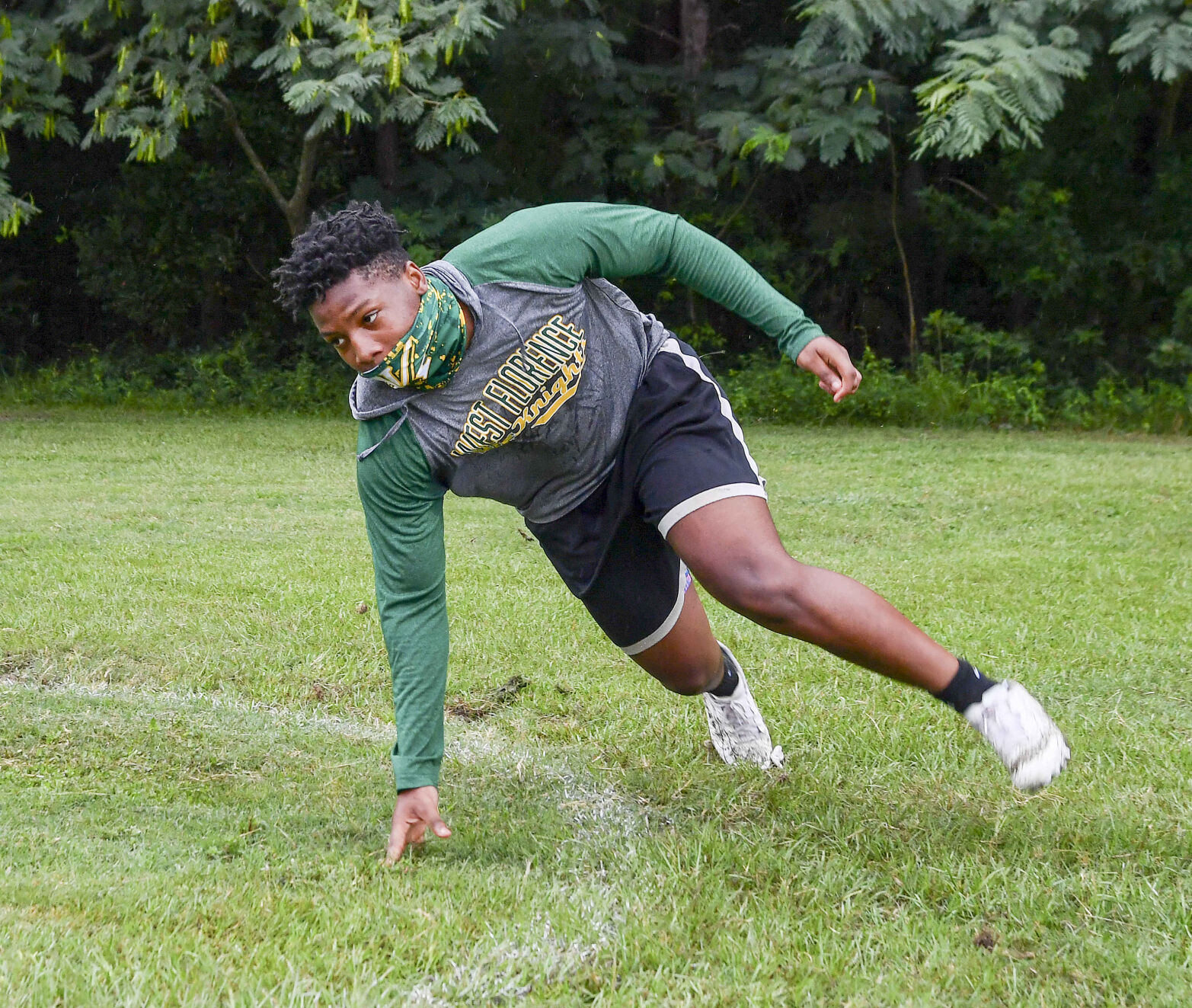 West Florence High School football practice